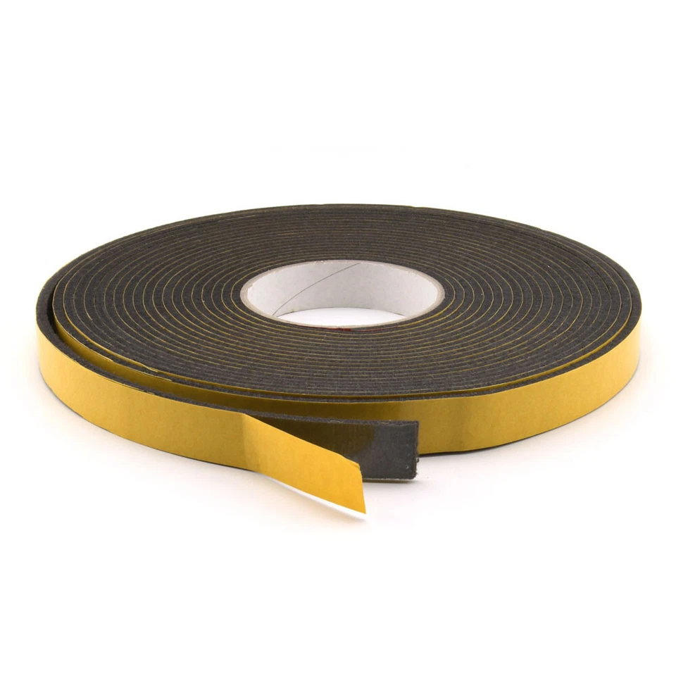 Filzstreifen schwarz Breite: 17,5 mm Filzband selbstklebend 3 mm Filzklebeband - Bild 1 von 1