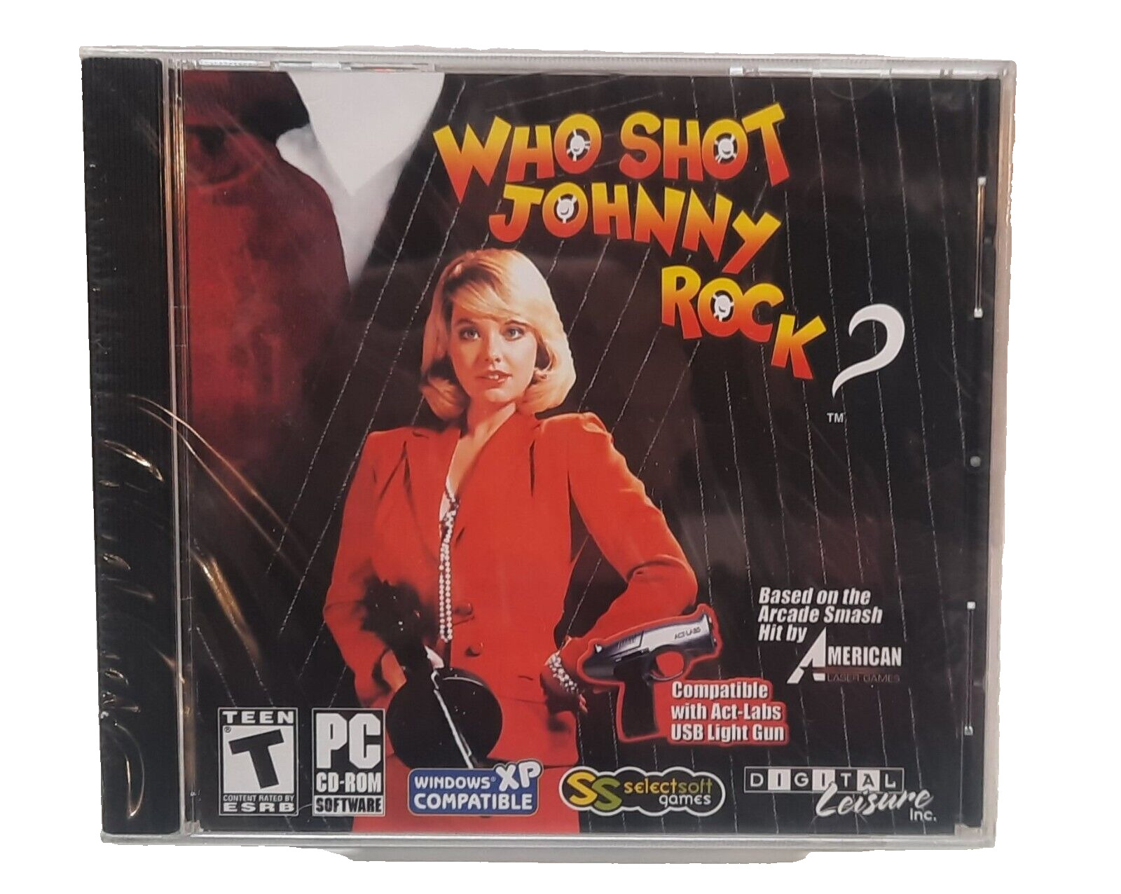 Who Shot Johnny Rock?-Digital Leisure PC CD Rom-American Laser Games-live action