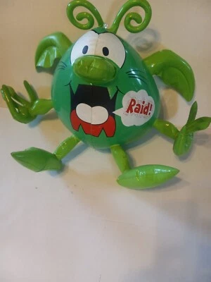 Vintage Raid Bug Inflatable - Raid Advertising Mascot - Green Bug Blow Up Rare! - Image 1 of 4