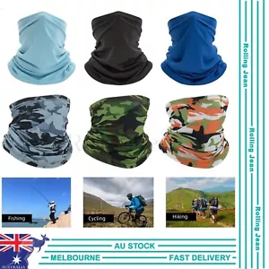 Bandana Face Shield Mask Fishing Headwear Biker Neck Tube Scarf Head Windproof - Picture 1 of 37