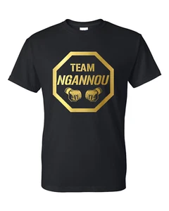 TEAM Francis Ngannou The Predator MMA Unisex T-Shirt - Picture 1 of 2