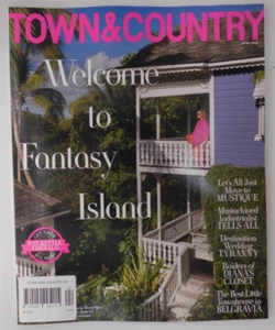 Town & Country USA magazine Apr 2025 Mustique, Industrialist tells all, Tyranny - Picture 1 of 1