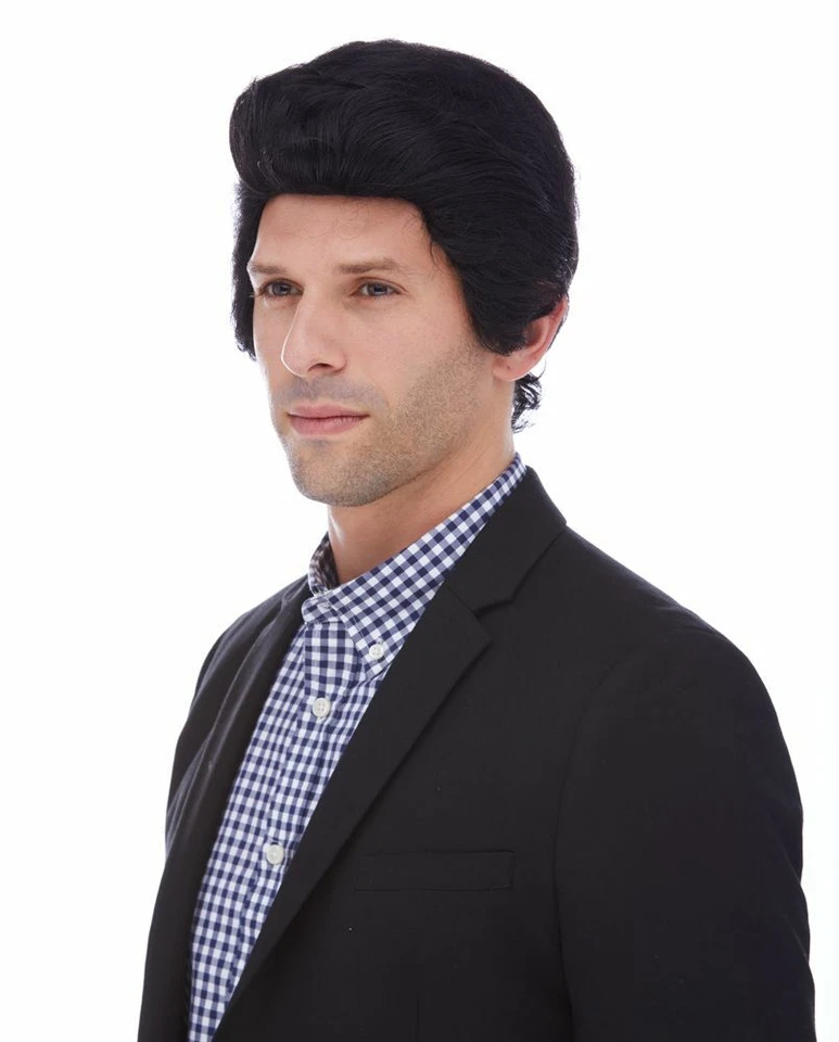MENS MALE SALESMAN COSTUME WIG FOX BILL CLINTON GRANDPA PRESIDENT POMPADOUR - Image 1 of 1