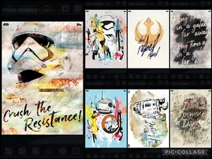 Topps Star Wars Digital Card Trader 7 Card Rise Ceremonial Code Insert Set - Bild 1 von 1