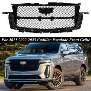 Rejilla delantera Fit 2021 2022 2023 Cadillac Escalade Sport Platinum con orificio para cámara - Imagen 1 de 9