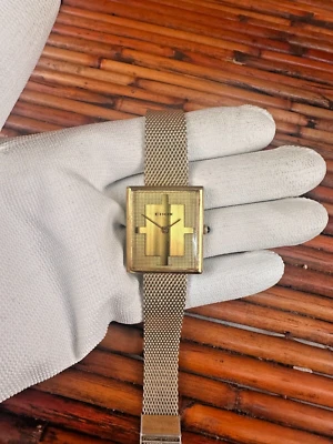 Reloj mecánico EDOX vintage hecho en Suiza ojo de gato* esfera placa dorada JB Champion Foto 1 de 4