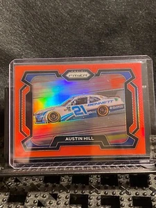 Austin Hill 2024 Prizm Racing - Red Prizm #206/299 -Rides- Card #1 - Picture 1 of 2