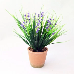 Artificial Bluebell Plant in Pot - Purple Bluebell Flowers - Picture 1 of 1