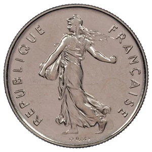 France - 5 francs Semeuse 2001 BU cupronickel SPL - F.341/37 Gad.771 KM.926a.1 - Imagen 1 de 2