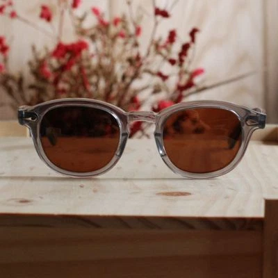 Johnny Depp поляризованные солнцезащитные очки мужчин кристалл серый очки коричневые солнцезащитные очки - Изображение 1 из 4