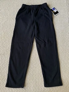 NWT Boy's VOS Solid Black Warm Heavyweight Sweatpants Pants SIZE L 14-16 ONLY - Picture 1 of 9