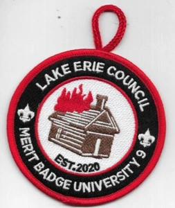 Lake Erie Council Merit Badge University 9 2020 Patch New - Picture 1 of 1