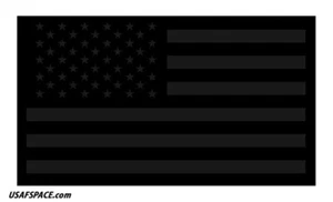 Authentic US MILITARY- IR -INFRARED REFLECTIVE- Forward-BLACK- US FLAG VEL PATCH - Picture 1 of 7
