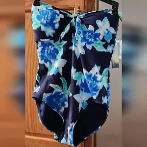 Traje de baño multicolor Beach House nuevo con etiquetas talla 8 - Imagen 1 de 4