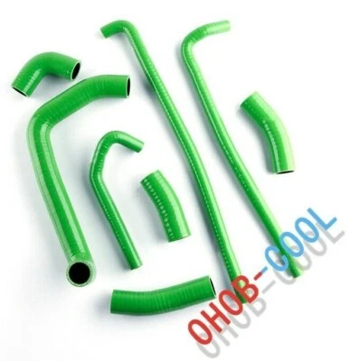 Mangueras de radiador de silicona verde para Kawasaki Ninja ZX7R ZX-7R 1996-2003 2002 2001 Foto 1 de 4