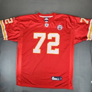 Kansas City Chiefs Jersey Mens 2XL Red NFL Football Dorsey 72 Reebok Authentic - Picture 1 of 15
