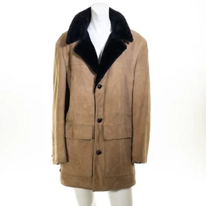 Abrigo de Vaquero Ranchero De Colección Piel de Oveja Piel de Oveja Marlboro Yellowstone Años 80 90 Med 40 - Imagen 1 de 10