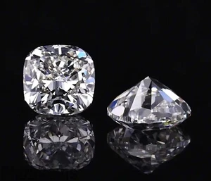 IGL Certified 3 Ct Cushion Lab Diamond Pair D Color VVS1 CVD Loose Gem 5ASK - Picture 1 of 2