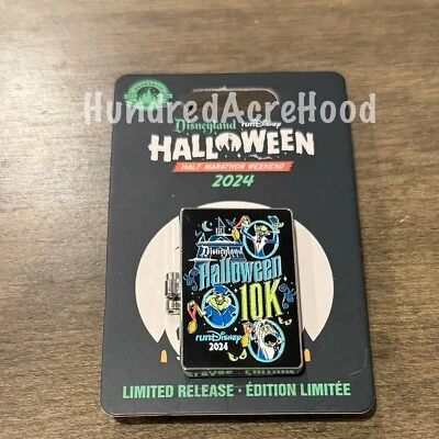 Pin articulado runDisney Halloween 10K mansão assombrada Disneylândia NOVO LE 2024 - Imagem 1 de 3
