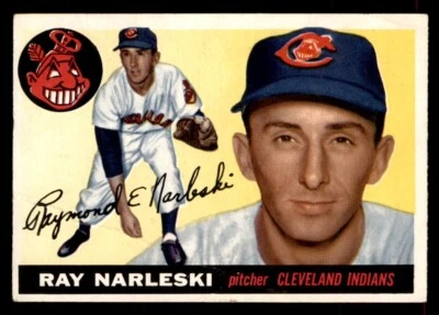 1955 Topps Baseball #160 Ray Narleski GD *g2 - Image 1 of 2