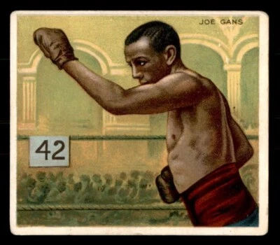 1910 T218 Champions Boxing #38 Joe Gans (Boxer) VG *e3 - Image 1 of 2