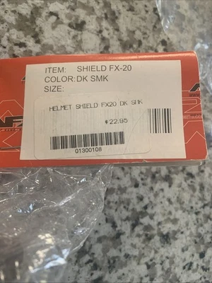 NUEVO AFX SHIELD FX20 DK SMK 0130-0108 Foto 1 de 4