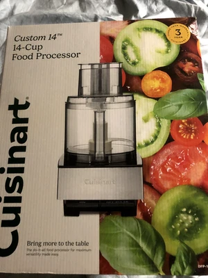 Cuisinart Custom 14 14-Cup Food Processor - Brushed Stainless Steel heavy-duty p - Image 1 of 4