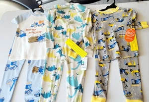 Boys 4T Pajama Clothing Bundle 3 Sets- All New With Tags - Picture 1 of 1
