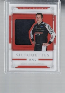 BRAD KESELOWSKI Silhouette Relic 25/25 2021 Panini National Treasures S-BK - Picture 1 of 2