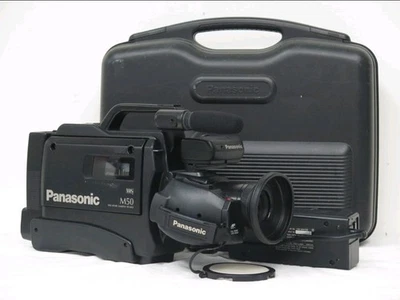 Panasonic NVM50 VHS Camera Camcorder Vintage Retro 90s in Hard Case with PSU - Image 1 of 4