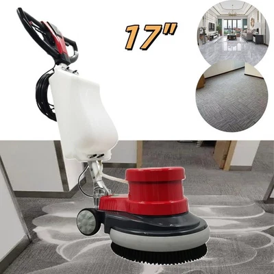 Floor Scrubber Carpet Cleaning and Polishing Machine Floor Buffer Machine 110V - Image 1 of 4