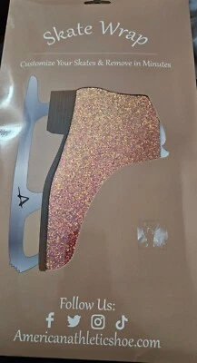 Envoltura de patín atlético americano para mujer - rosa claro brillante Foto 1 de 3