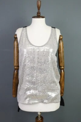 Blusa Camisa Damas Diane Von Furstenberg Multicolor Diseñador Sin Mangas Talla 10 Foto 1 de 4