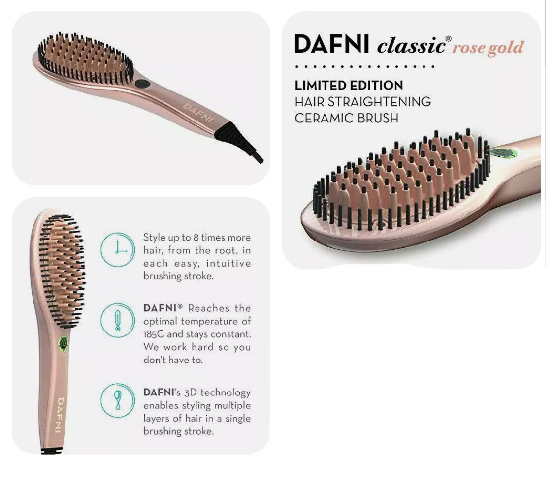 DAFNI MINI HAIR STYLING HOT BRUSH DAFNI Hair Straightening Brushes