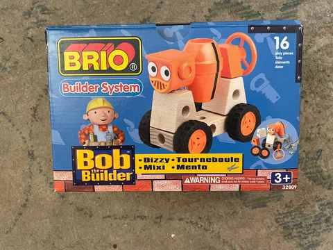 32809 BRIO Wooden Train Builder System Bob the Builder Dizzy! NIB! Thomas Cover
