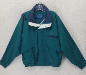 Vintage Towncraft Jacket Mens Medium Nylon Pullover Windbreaker Retro 90s - Picture 1 of 23