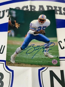 Bubba McDowell Signed 8x10 Photo #2 Houston Oilers NB Autos COA - Picture 1 of 2