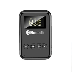 Bluetooth Wireless FM Transmitter Adapter Receiver for Car Audio Music Headphone - Picture 1 of 19
