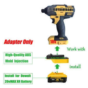 Adaptador para Batería DeWalt 20V MAX a Alimentación para Herramientas BOSTITCH 18V (No 20V MAX) - Imagen 1 de 5
