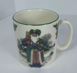 Spode Santa's Around the World Tasse Christmas Tree British Green Trim 1. Serie - Bild 1 von 12