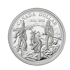 2012 Canada $1 200th Anniversary of the War of 1812 Proof Fine Silver