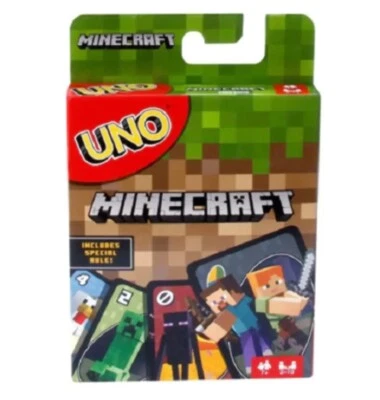 UNO Minecraft Edition 112 Karten Neu und OVP - Bild 1 von 2