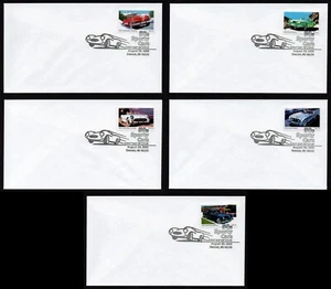 USA, SCOTT # 3931-3935, BLANK SET OF 5 FDC COVERS - SPORTY CARS OF 1950's, 2005 - Picture 1 of 6