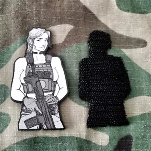 Manga Style Tactical Patch Cool Girls Patches Badge Fashion DIY Clothing Decor - Picture 1 of 7