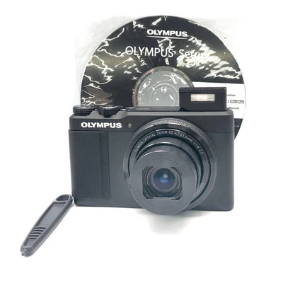 Olympus Stylus XZ-10 12.0 Mega Pixels Black Compact Digital Camera From Japan - Image 1 of 4