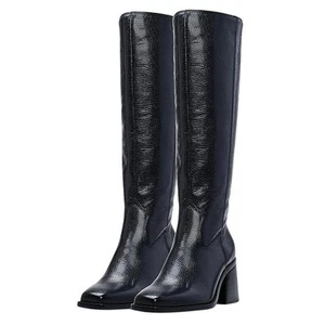 Vince Camuto Sangeti Damenstiefel mit Absatz US 5M Weite Kalbsleder schwarz neu ohne Karton - Bild 1 von 13