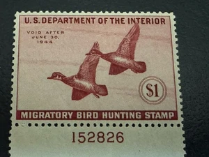 US RW10, $1 Federal Duck Stamp, Mint, OG, NH, XF-Superb! - Picture 1 of 2