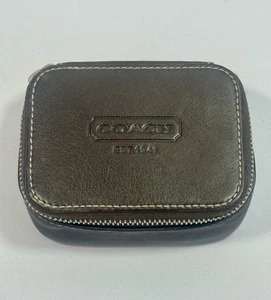 Coach Daily/Weekly Pill Box Case Brown - Picture 1 of 7