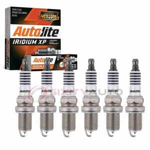 6 pc Autolite Iridium XP Spark Plugs for 2008-2010 Audi A5 Quattro 3.2L V6 wm - Picture 1 of 5