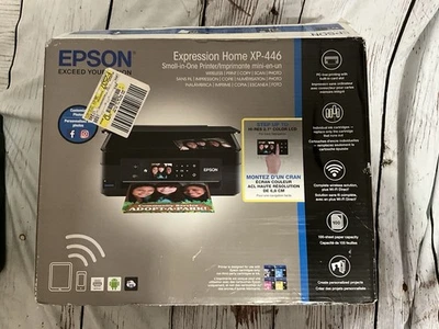 Epson XP-446 Inkjet Printer • Expression Home • Compact Wireless All-In-One - Image 1 of 4